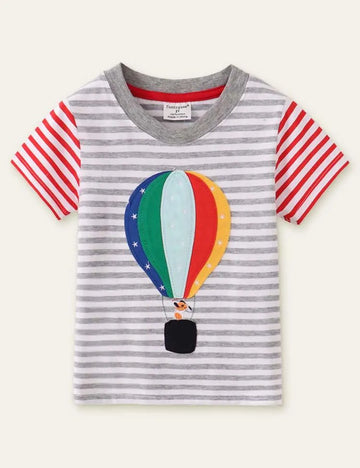 Balloon Appliqué T-shirt - Mini Taylor